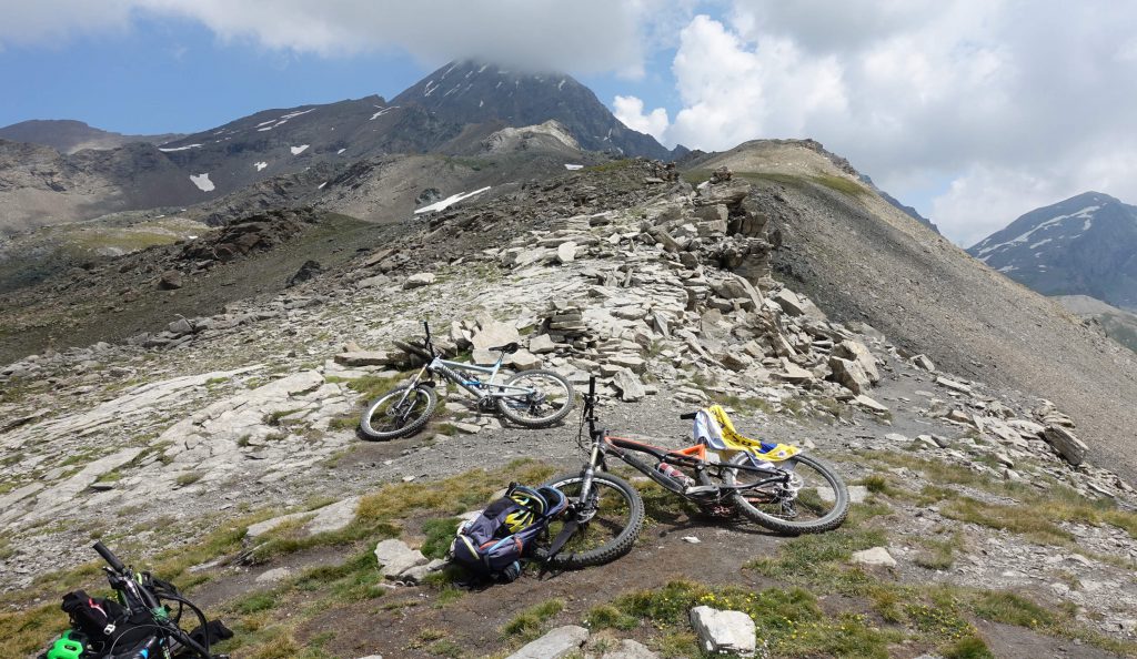 MTB Bikes am Passo Invergneux