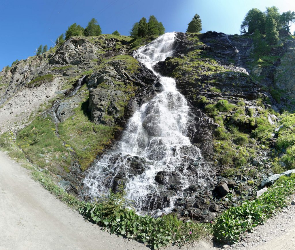 Wasserfall beim Uphill